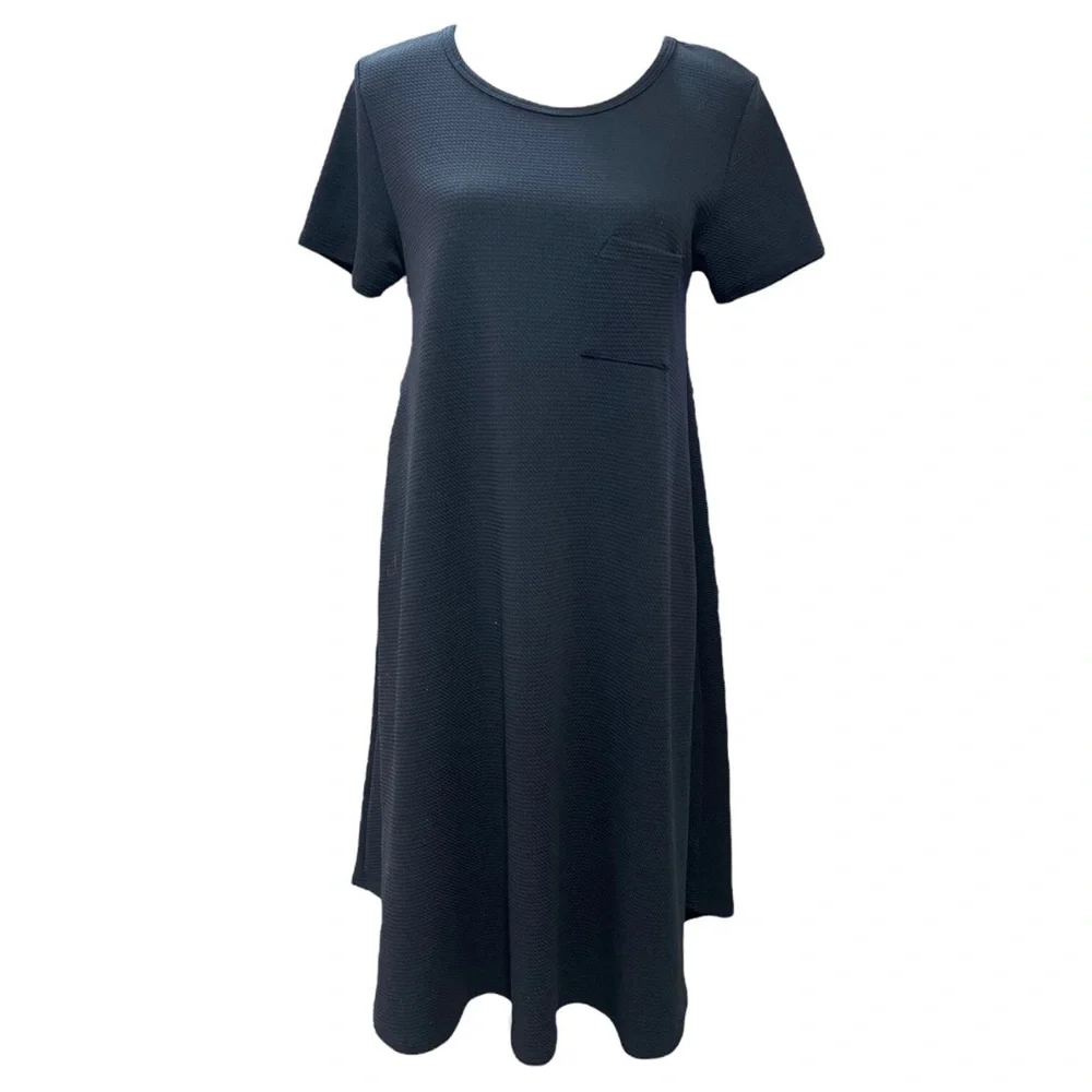 XLarge LULA ROE Black asymmetrical dress